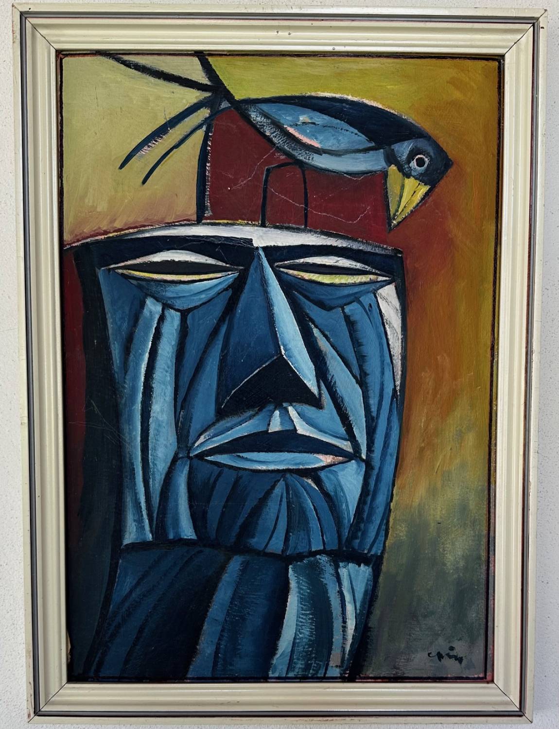 Modrá maska