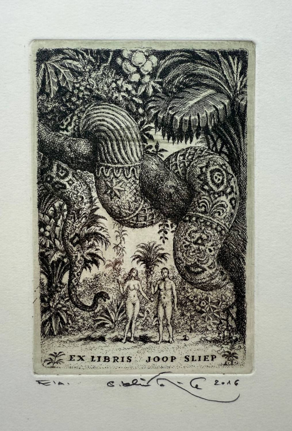 Ex Libris Joop Sliep