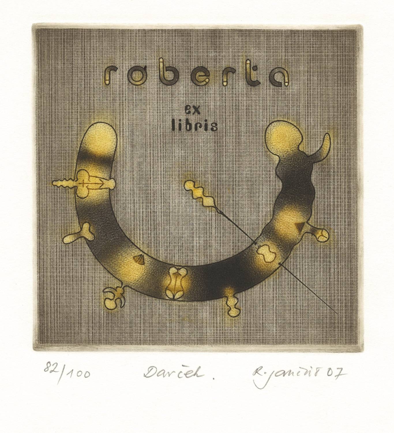 Darček (Roberta - ex libris)