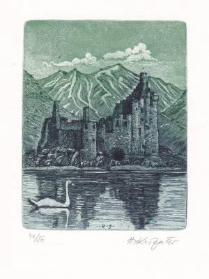 Hrad Kilchurn na Lochneskom jazere
