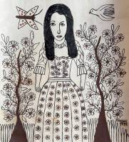 Obrázok Dievča v záhrade