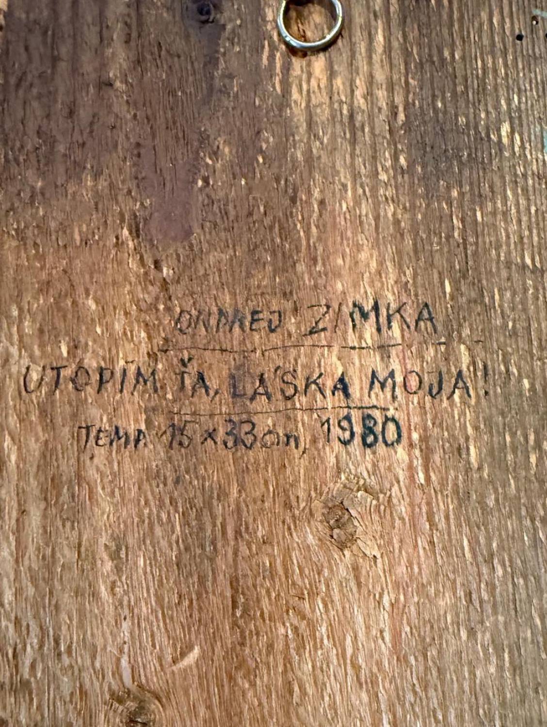 Utopím ťa láska moja