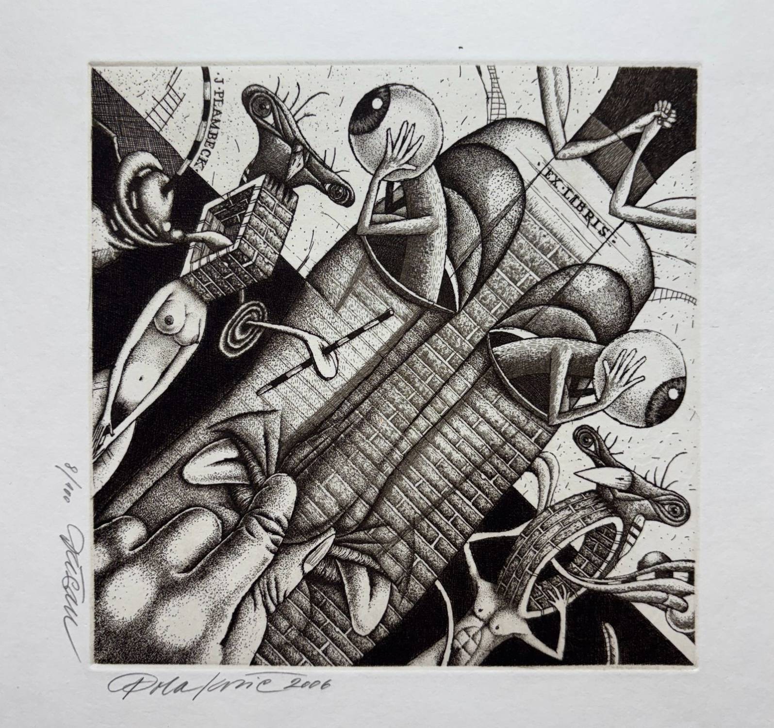 Ex Libris J. Plambeck