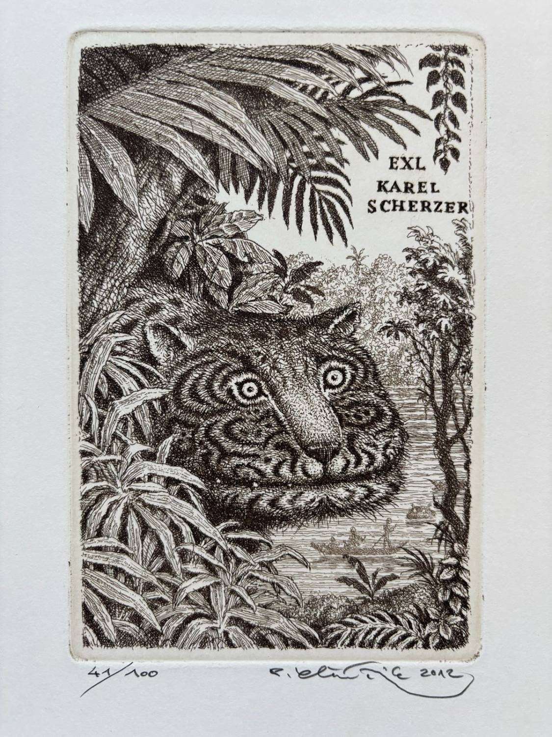 Ex libris Karel Scherzer