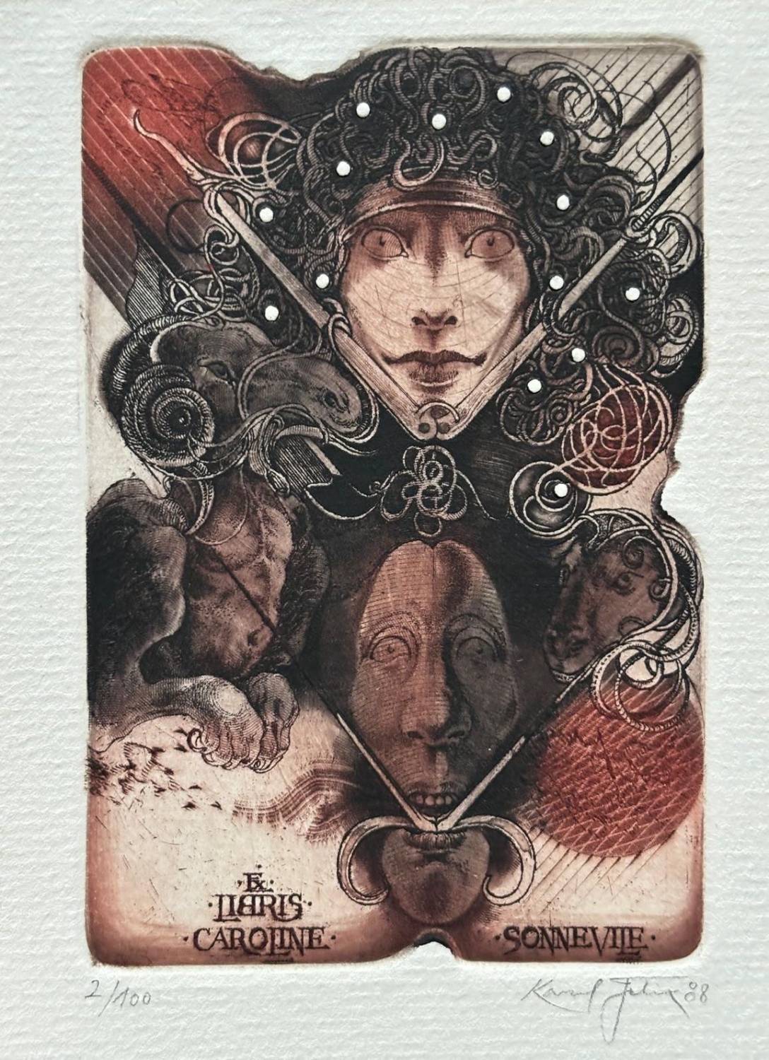 Ex Libris Caroline Sonnevije