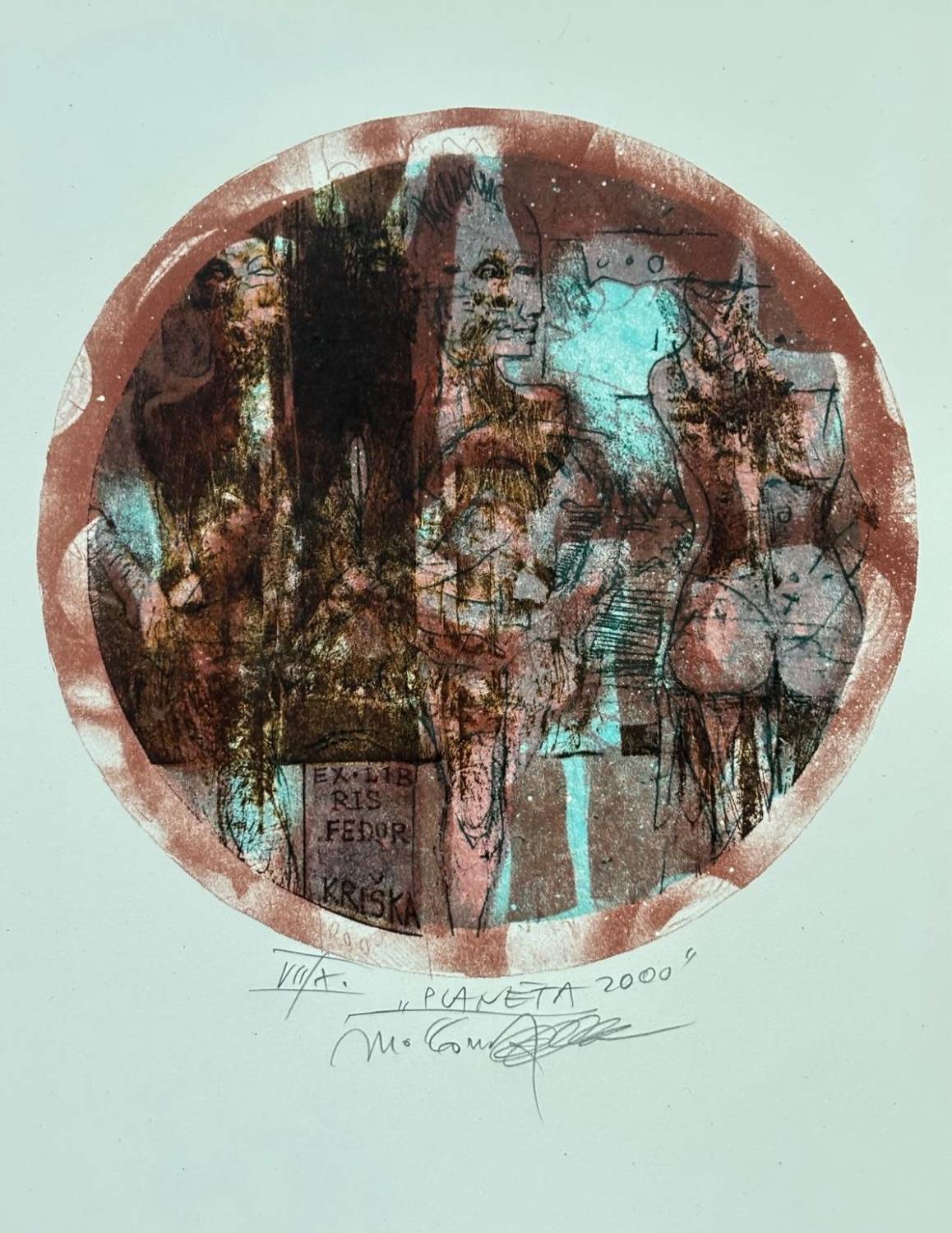 Ex Libris Fedor Kriška (Pláneta)