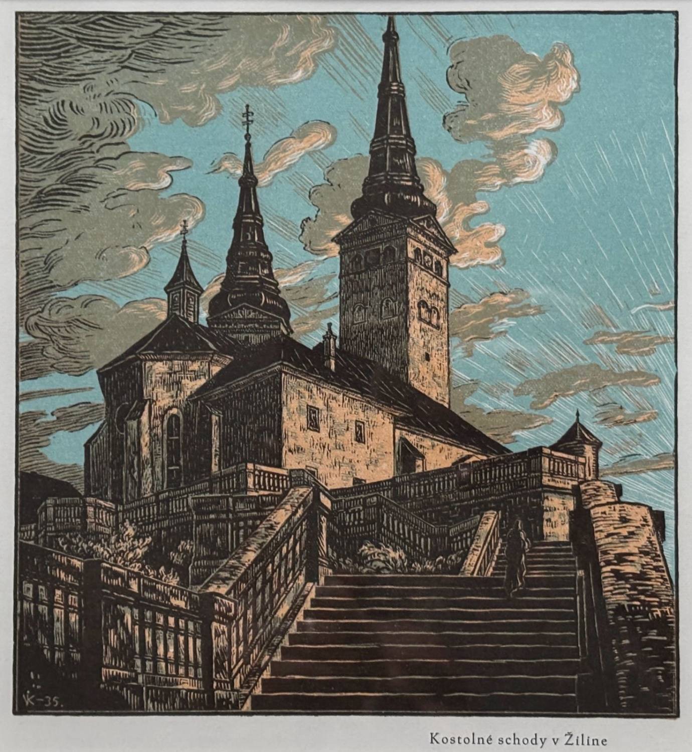 Kostolné schody v Žiline