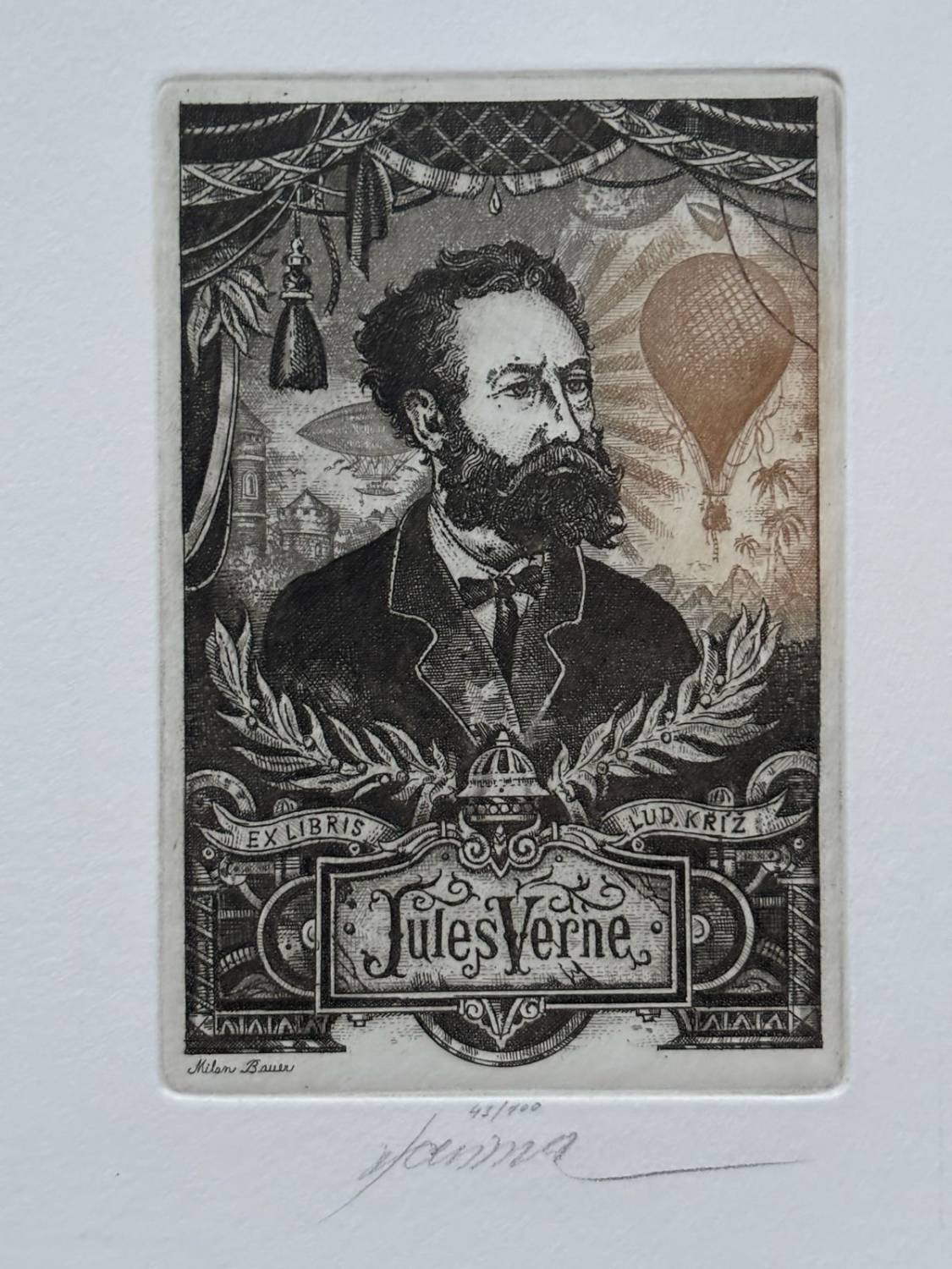 Jules Verne - Ex Libris Lud. Kríž 2