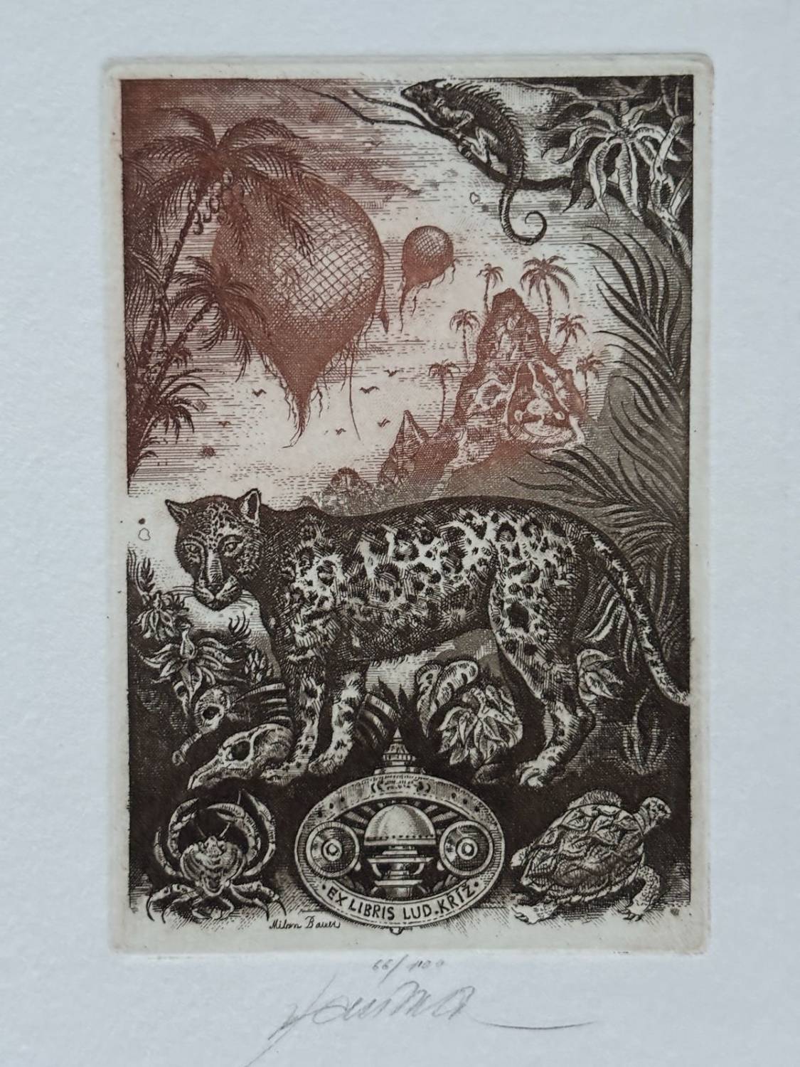 Jules Verne - Ex Libris Lud. Kríž