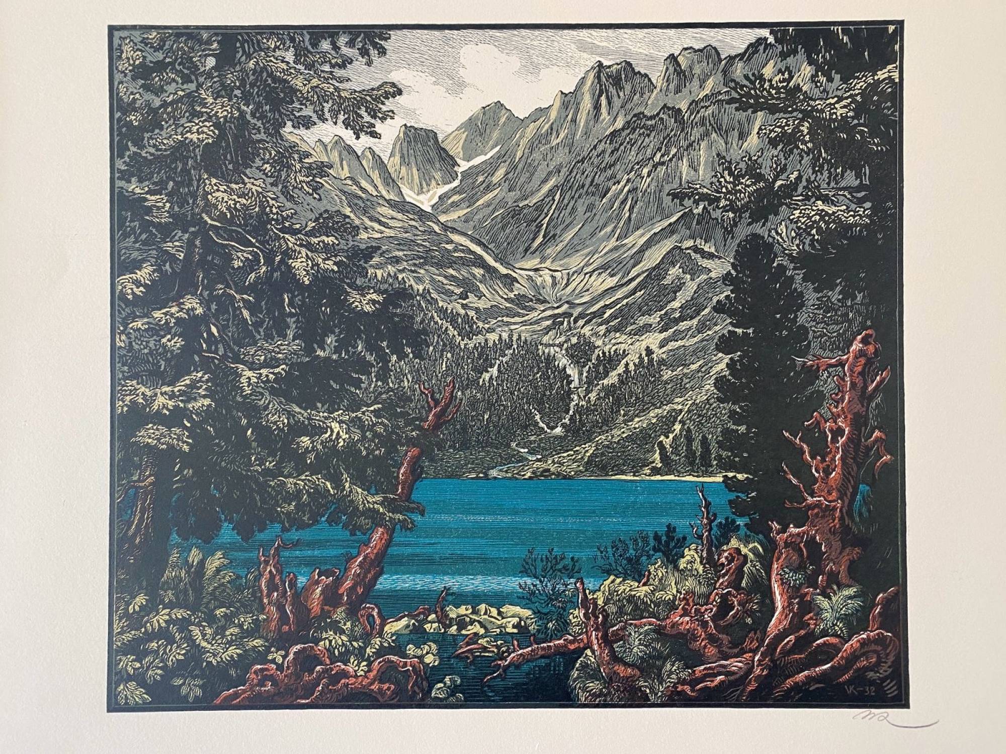 U Popradského plesa v Tatrách