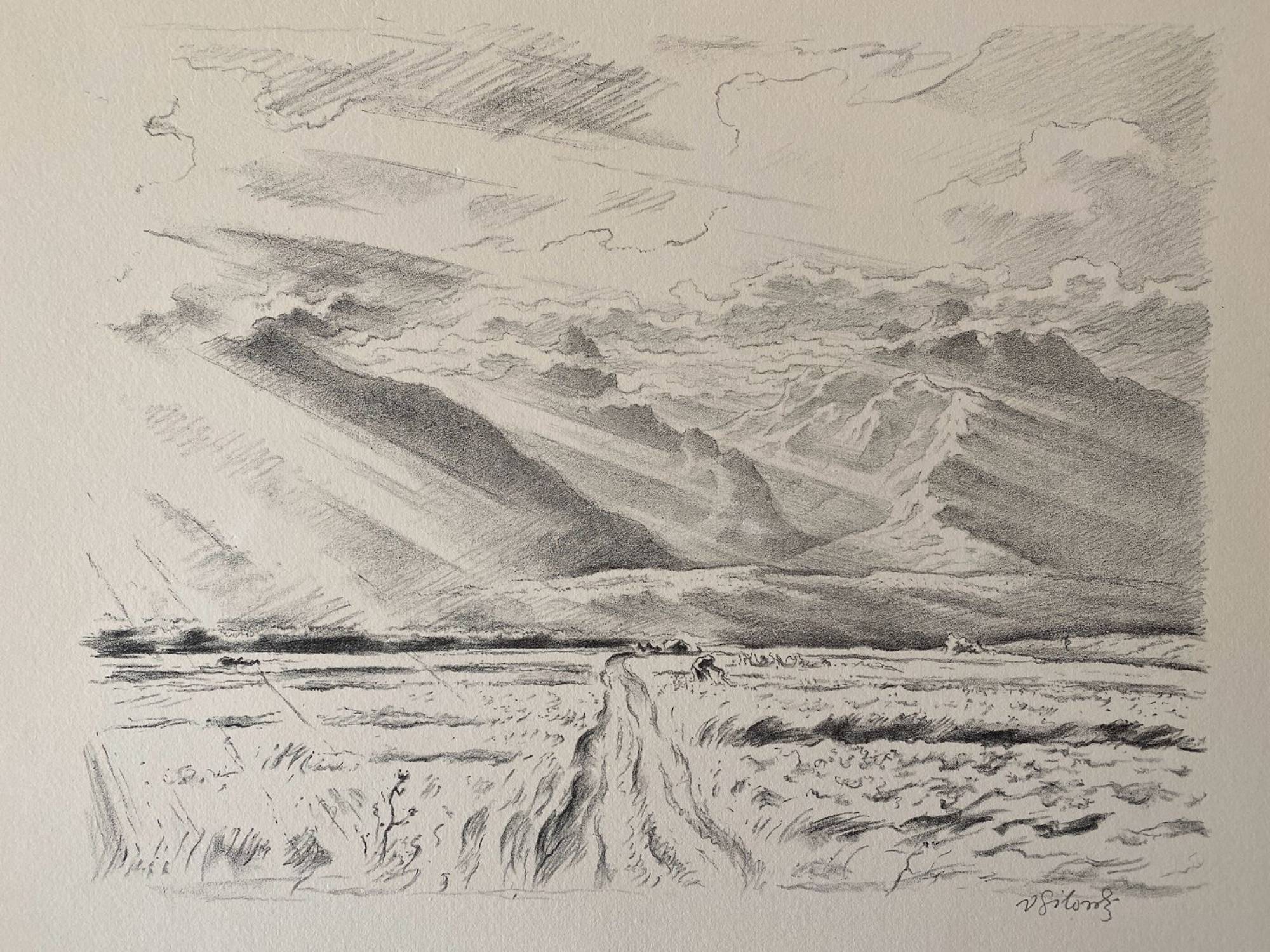 Vysoké Tatry od Veľkého Slávkova