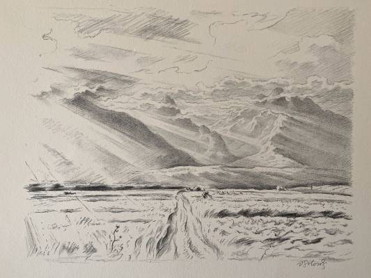 Vysoké Tatry od Veľkého Slávkova