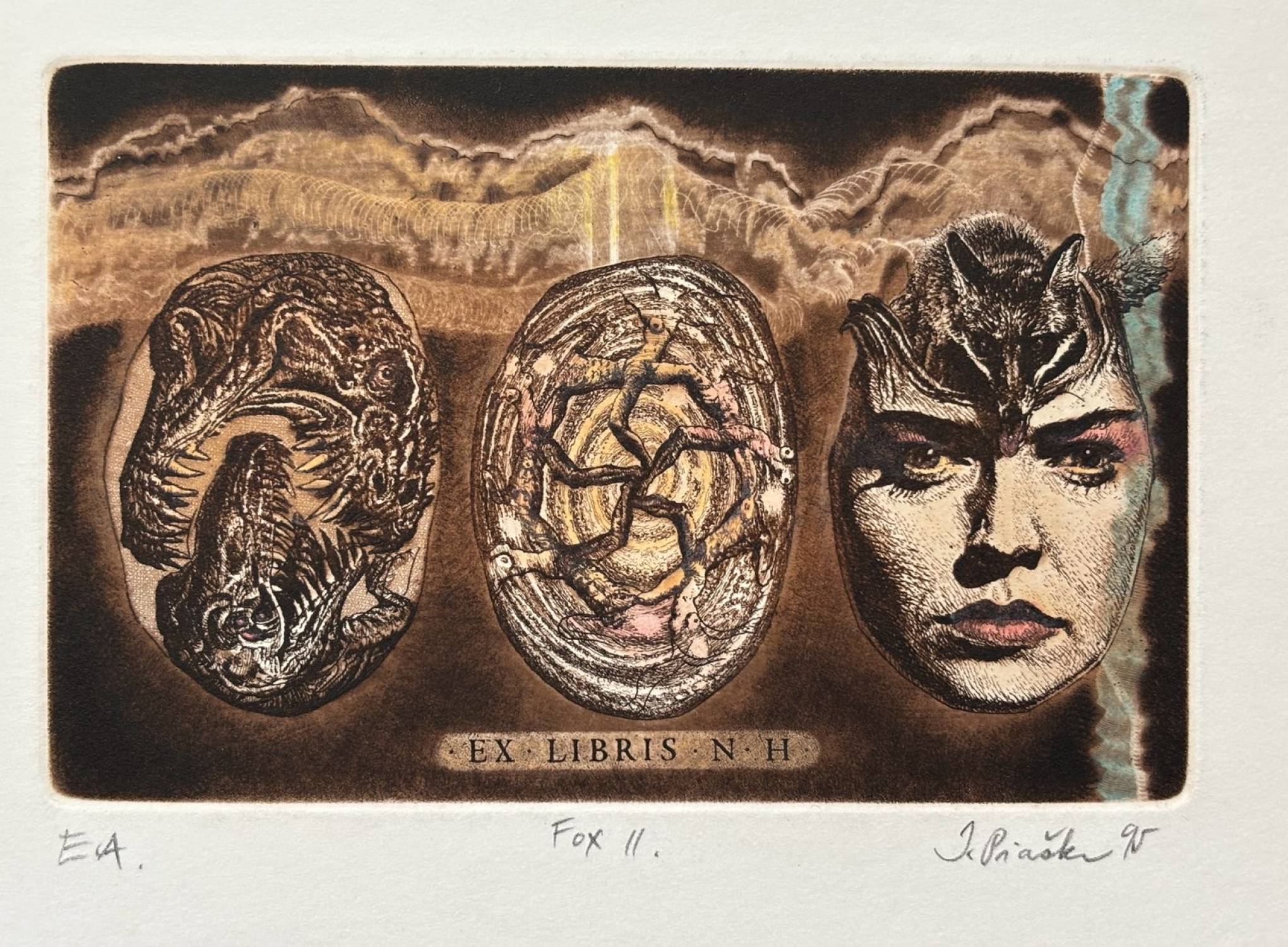 Ex Libris N. H. (Fox II)