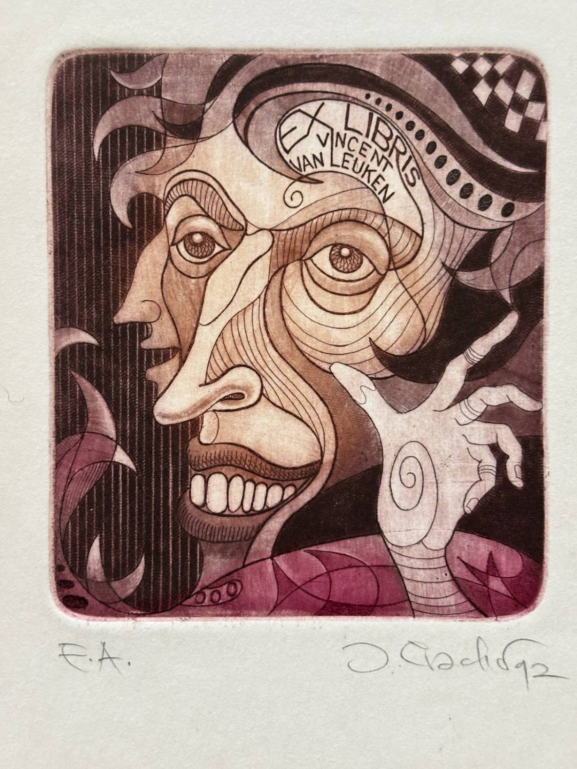 Ex Libris Vincent van Leuken