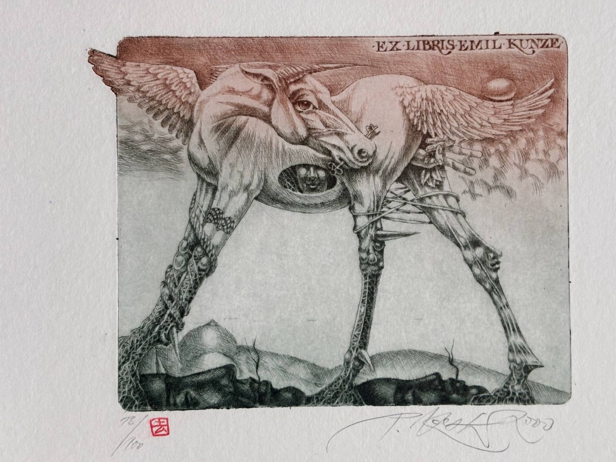 Ex Libris Emil Kunze I