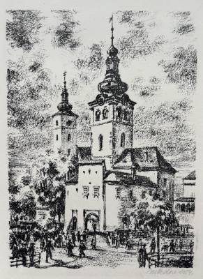 Mestský hrad - Barbakan