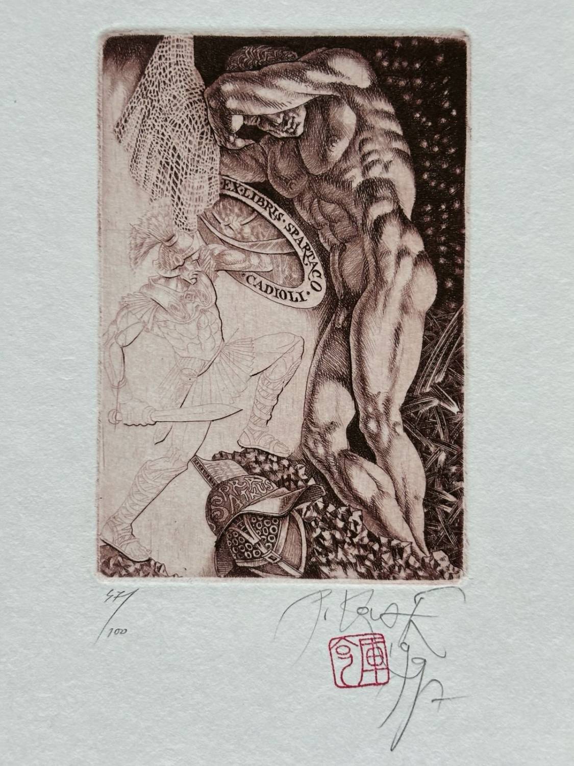 Ex Libris Spartaco Cadioli