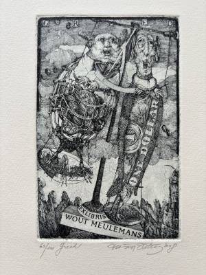 Greed (Ex Libris Wout Meulemans)