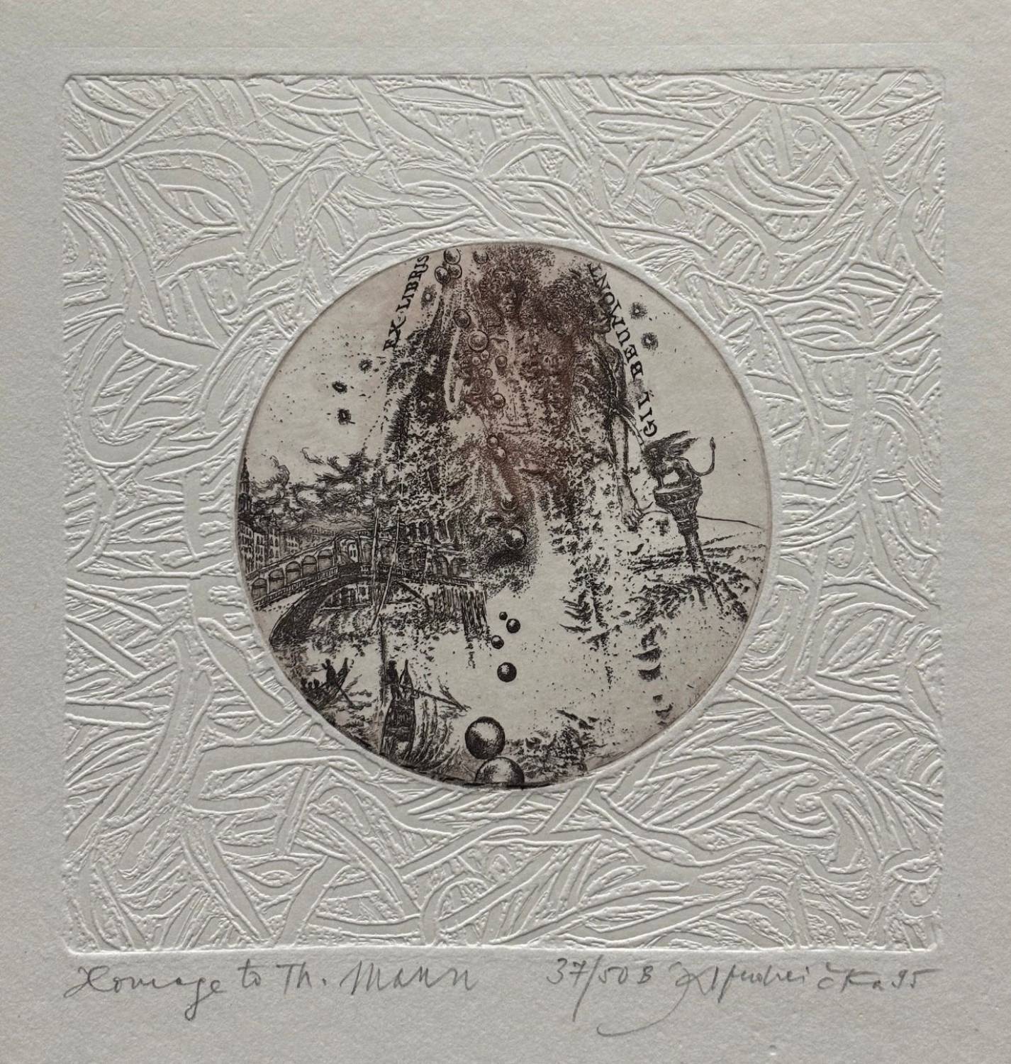 Ex Libris Gil Beumont - Hommage to The Mann