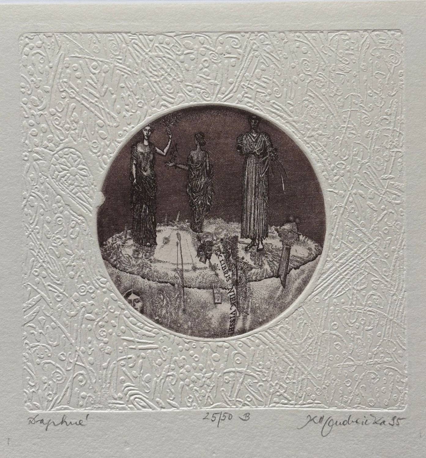 Ex Libris Niek Vissen - Daphne