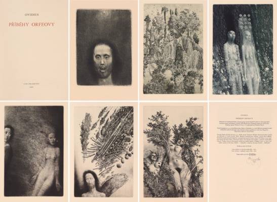 Příběhy Orfeovy (bibliofília, 6x lept)