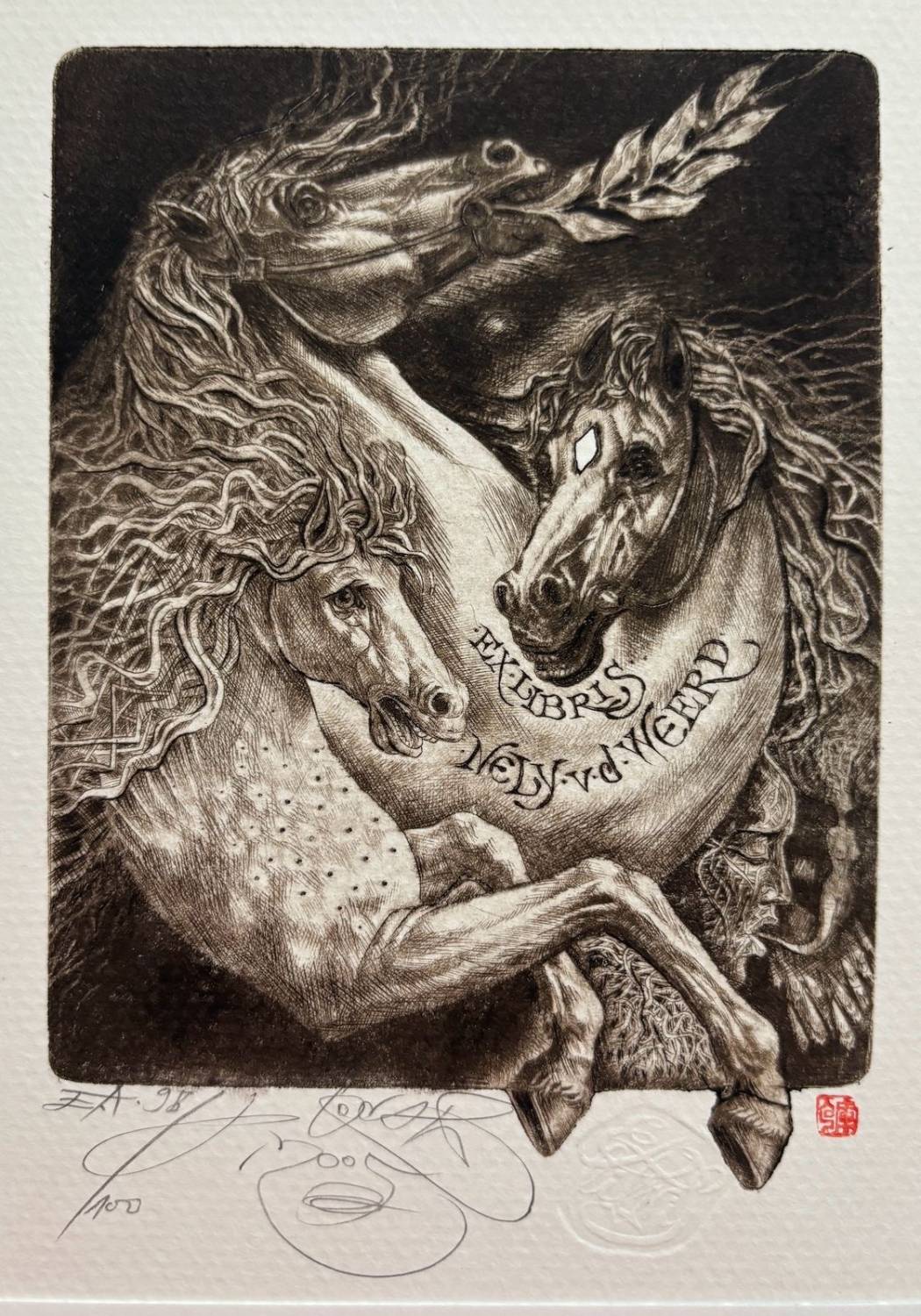 Ex libris Nely V. D. Weerd