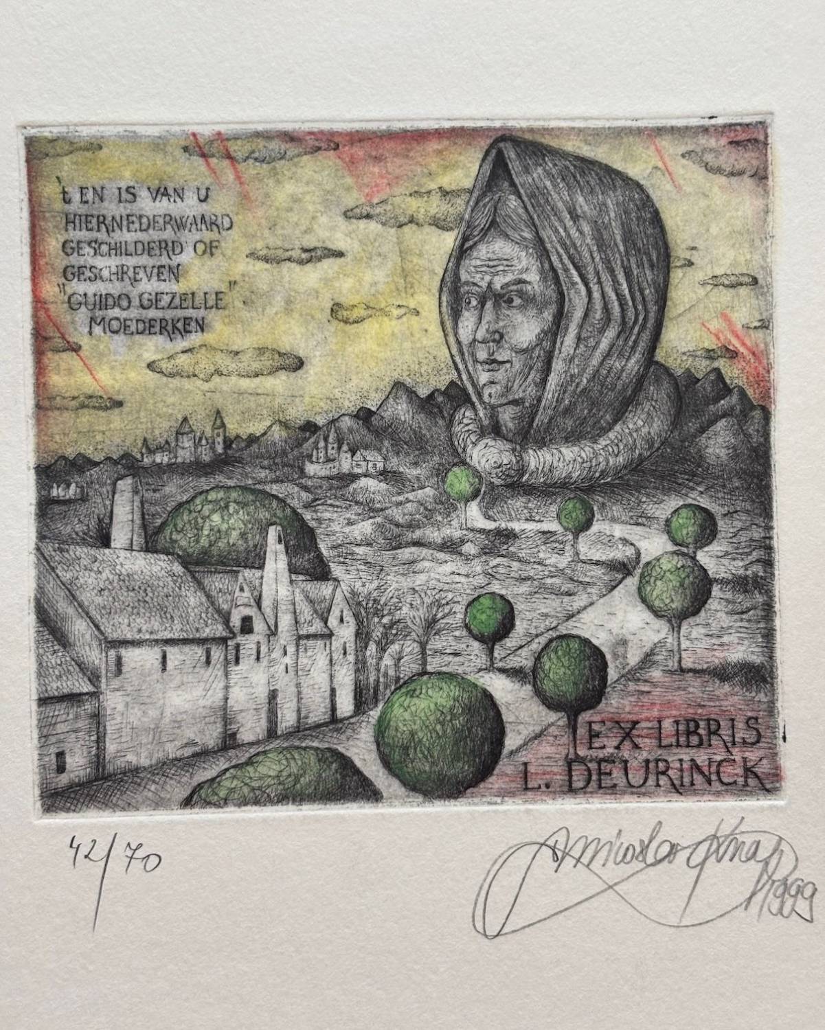 Ex libris L. Deurinck