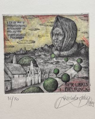Ex libris L. Deurinck