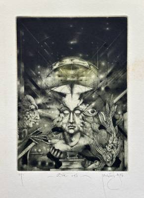 Živé oči (Ex libris J. S.)
