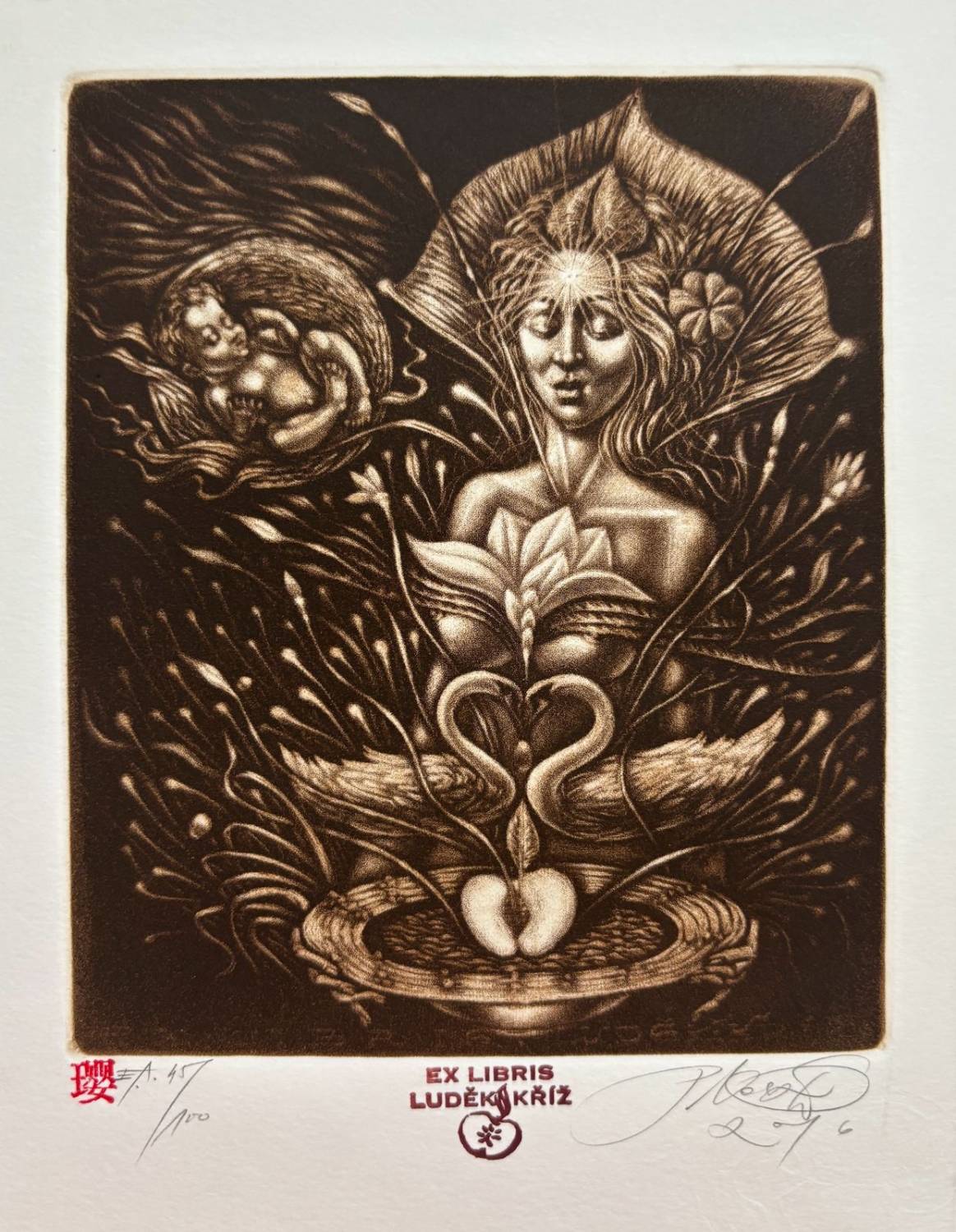 Ex libris L. K.