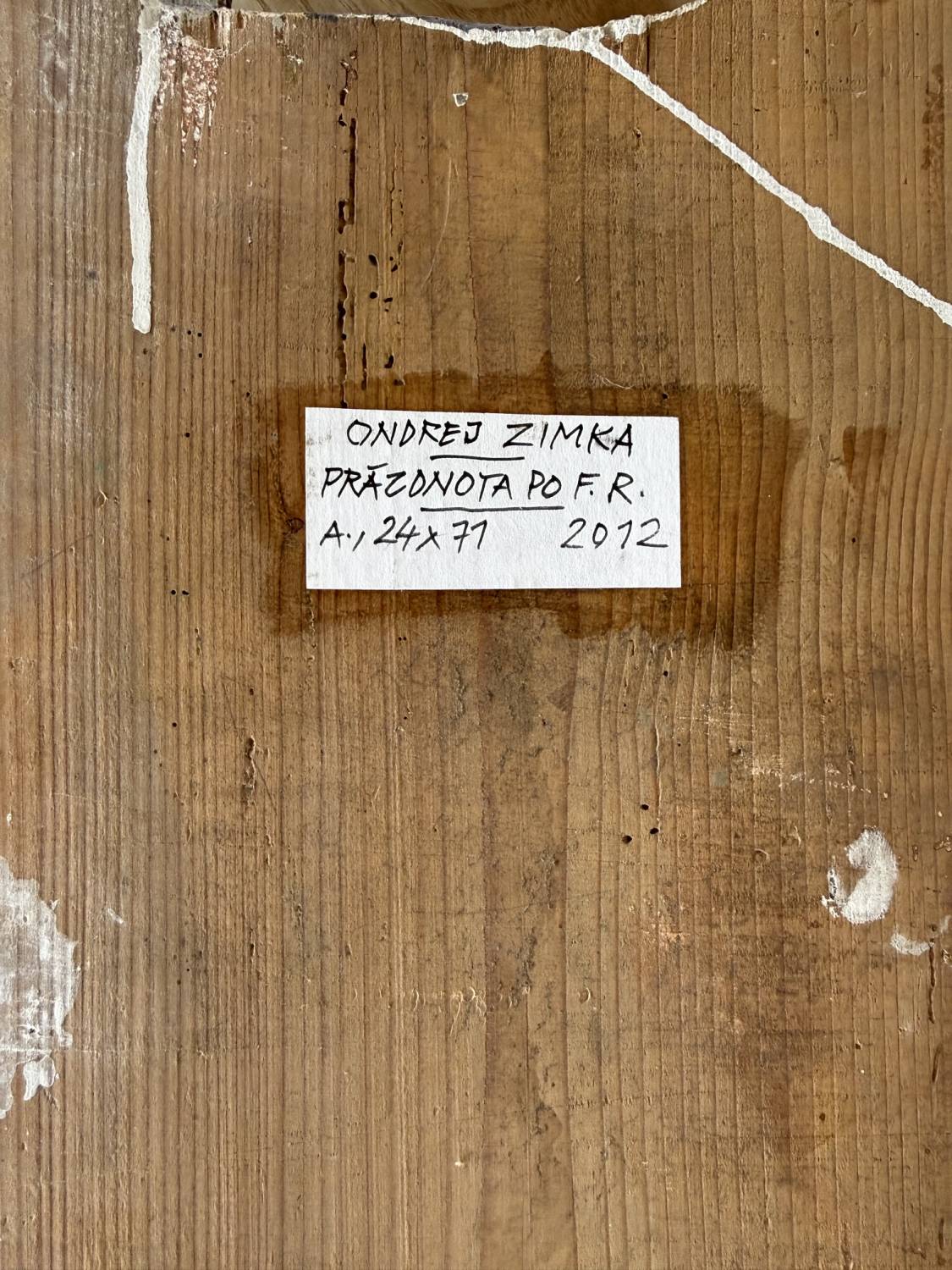 Prázdnota po F. R.